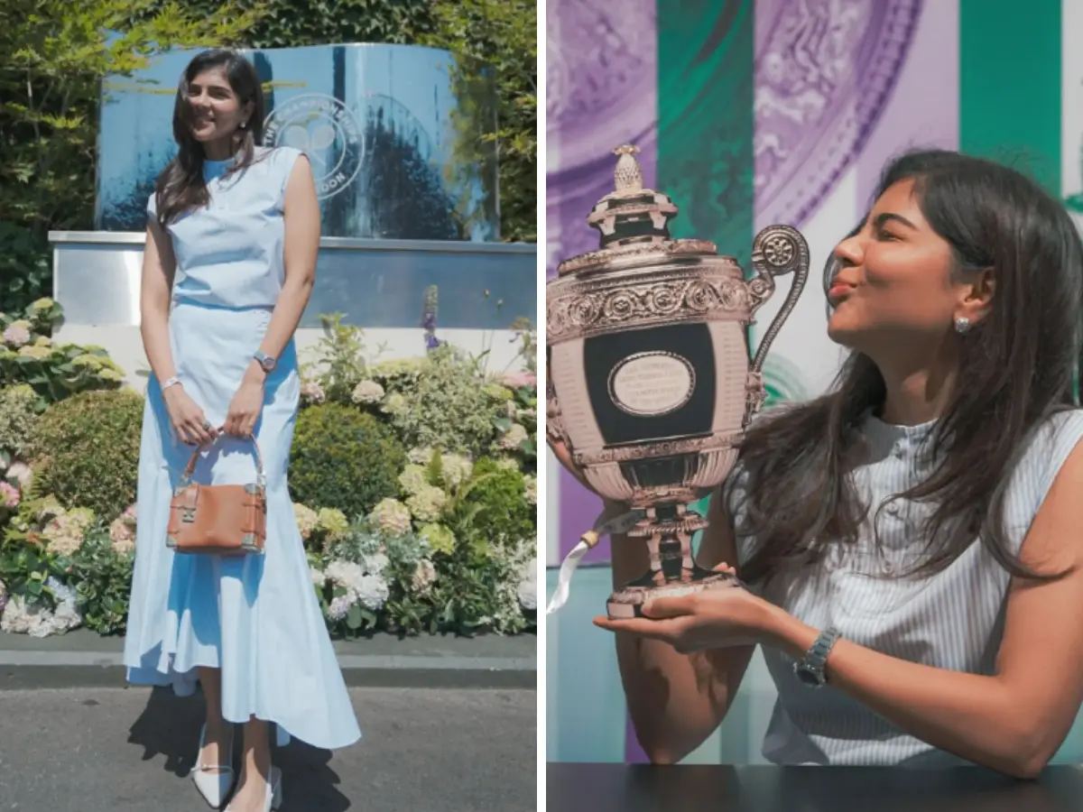 Kalyani Priyadarshan exudes royal elegance at Wimbledon 2026