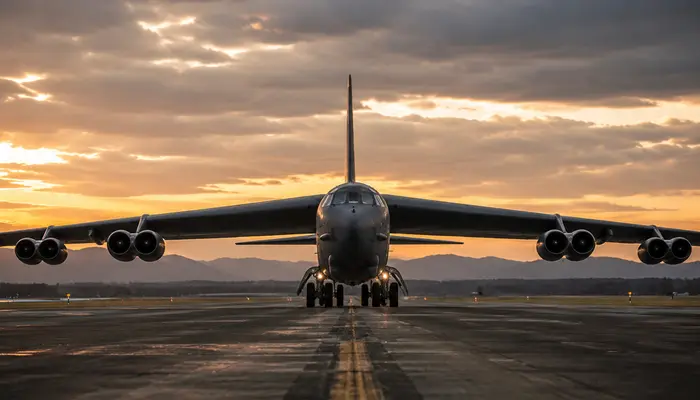 How many tires does a B-52 bomber have?