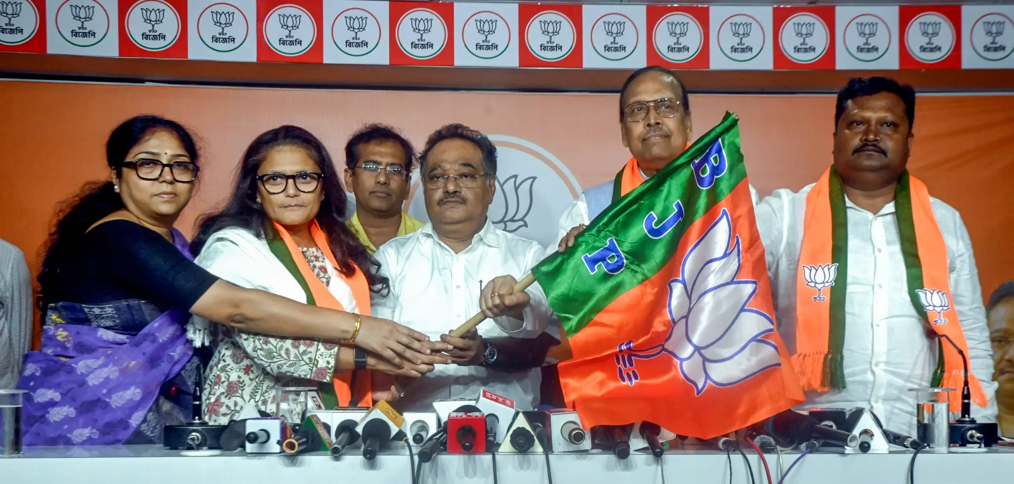 BJP fields three ex-TMC MPs for Bengal Rajya Sabha bypolls after high-profile switch