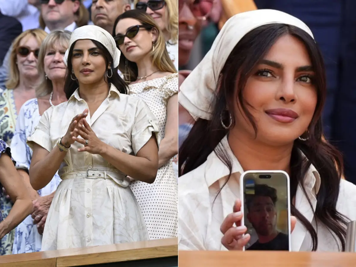 Priyanka Chopra dazzles at Wimbledon; her FaceTime moment with Nick Jonas goes viral