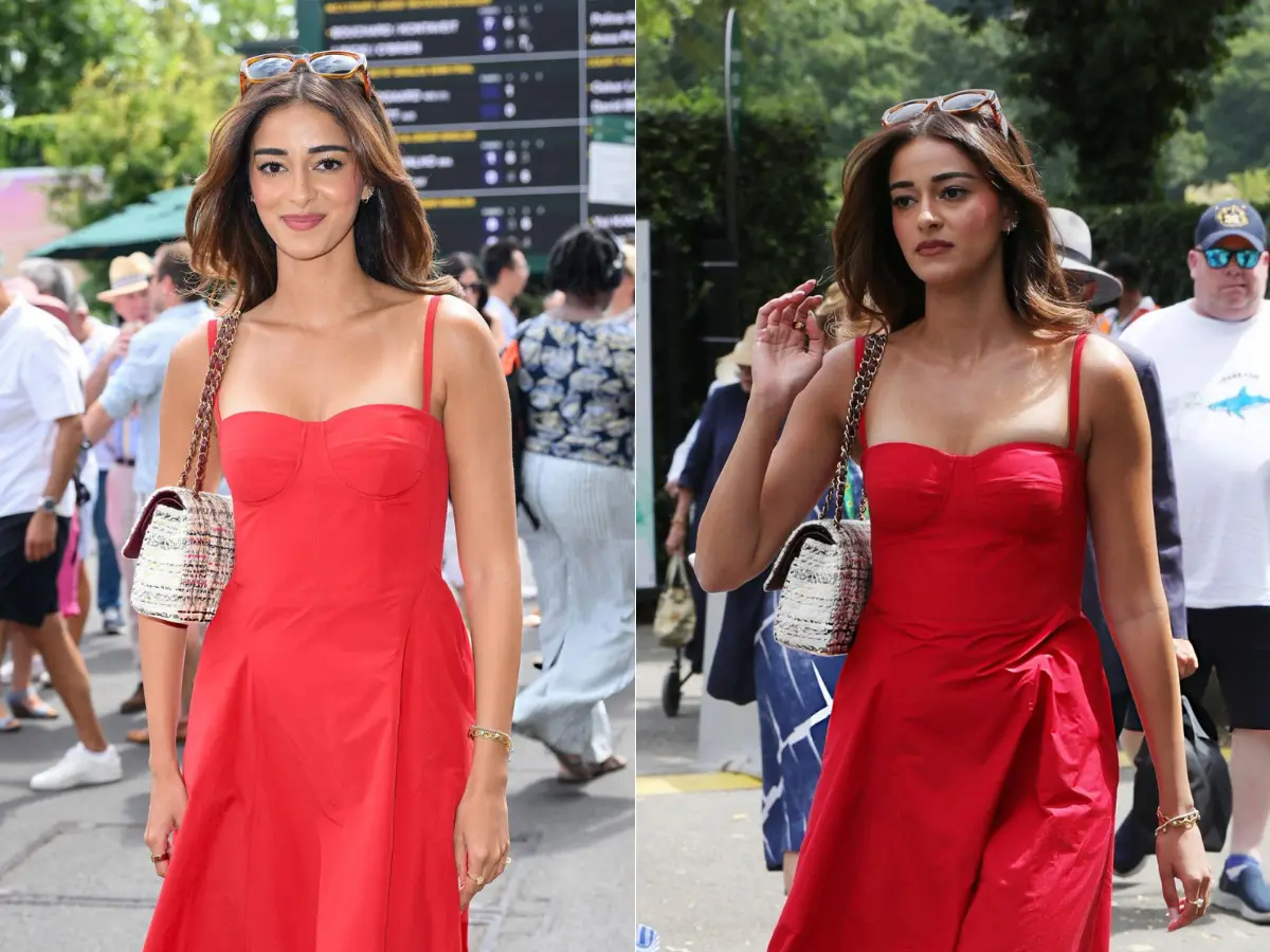 Wimbledon 2026: After Priyanka Chopra and Kalyani Priyadarshan, Ananya Panday turns heads in stunning red dress