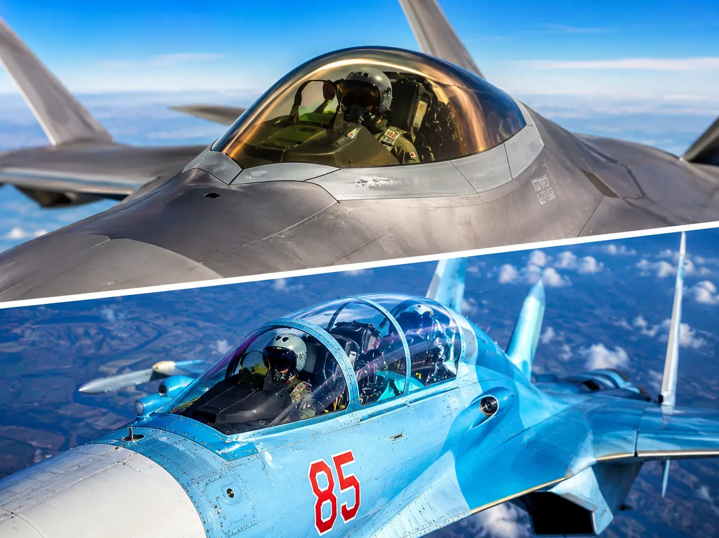Why US fighter jets use seamless bubble canopies compared to Russian jets