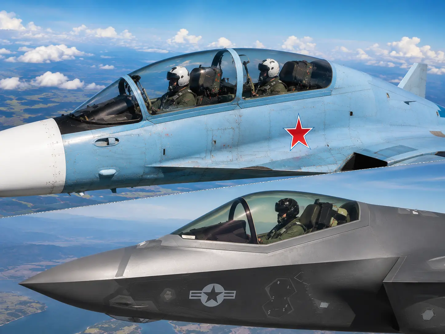 Why Russian strike fighters seat pilots side-by-side compared to US jets