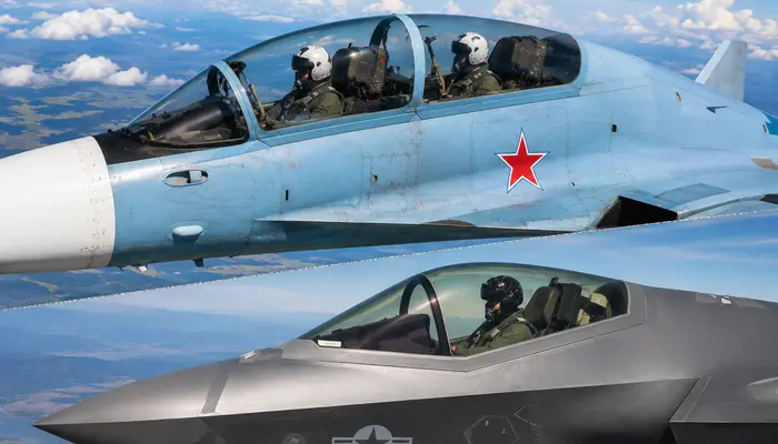 Why do Russian fighter jets sit their pilots side by side compared to US jets?