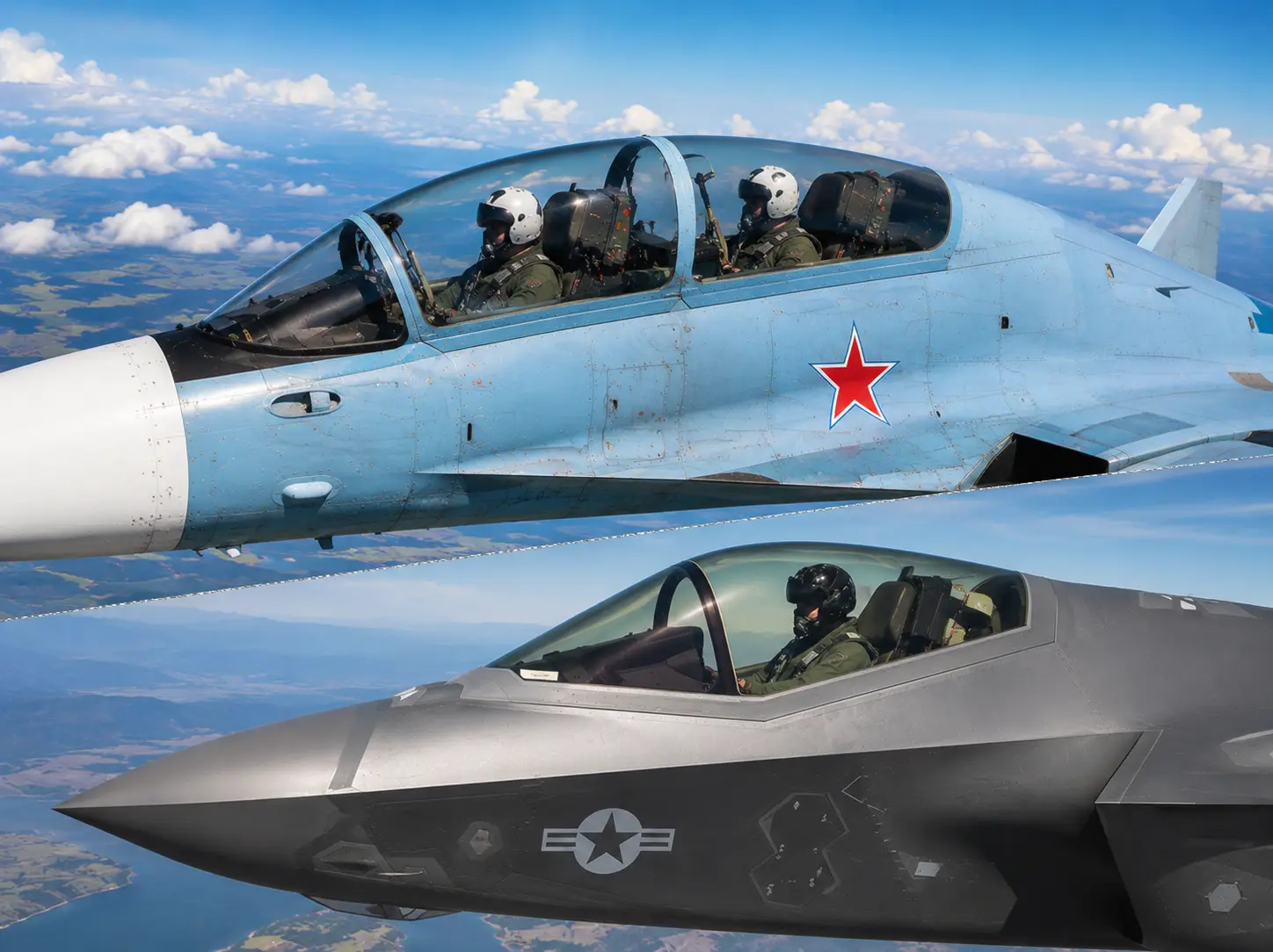 Why Russian strike fighters seat pilots side-by-side compared to US jets