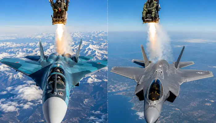 Why Russian ejection seats pop up arm deflectors compared to US seats