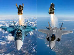 Why Russian ejection seats pop up arm deflectors compared to US seats