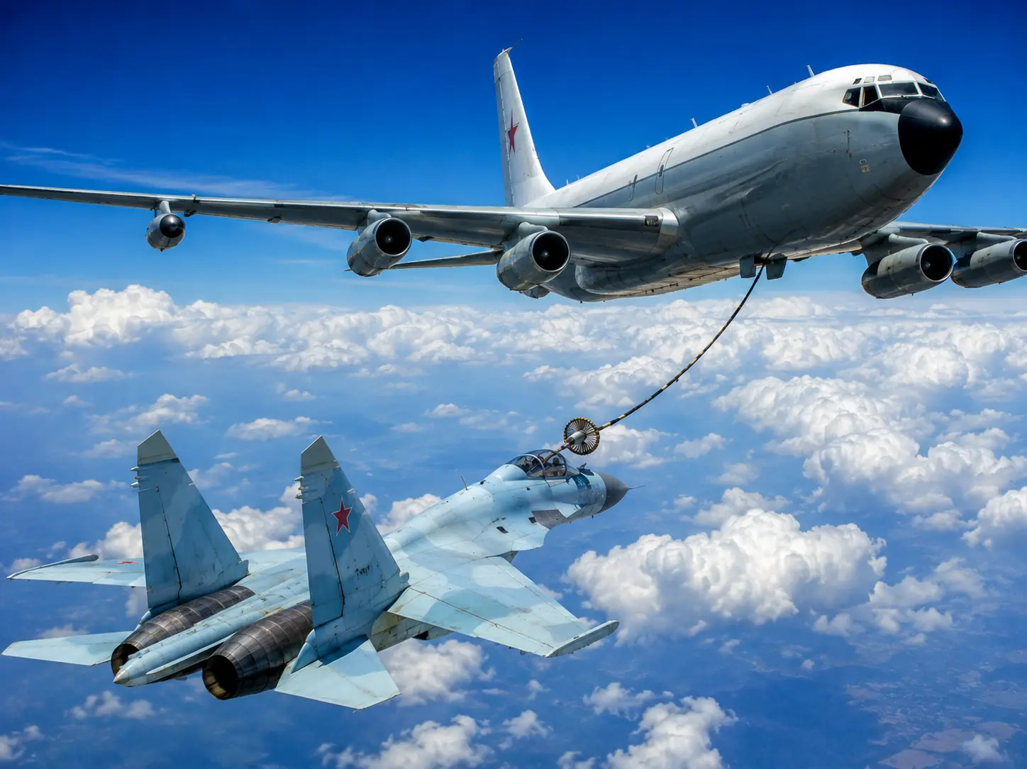 Why Russian aircraft use flexible refuelling hoses compared to US refuelling booms