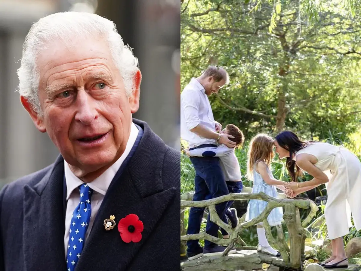Royal reunion! King Charles meets grandchildren Prince Archie and Princess Lilibet after four years