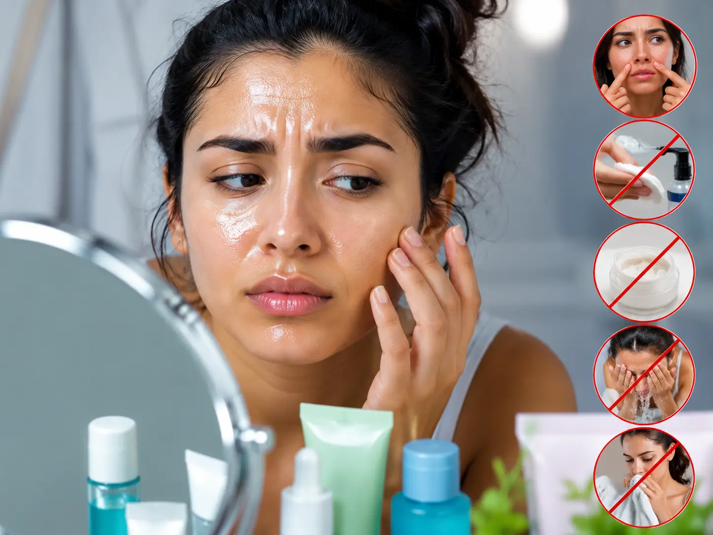 Things you should never do if you have oily skin