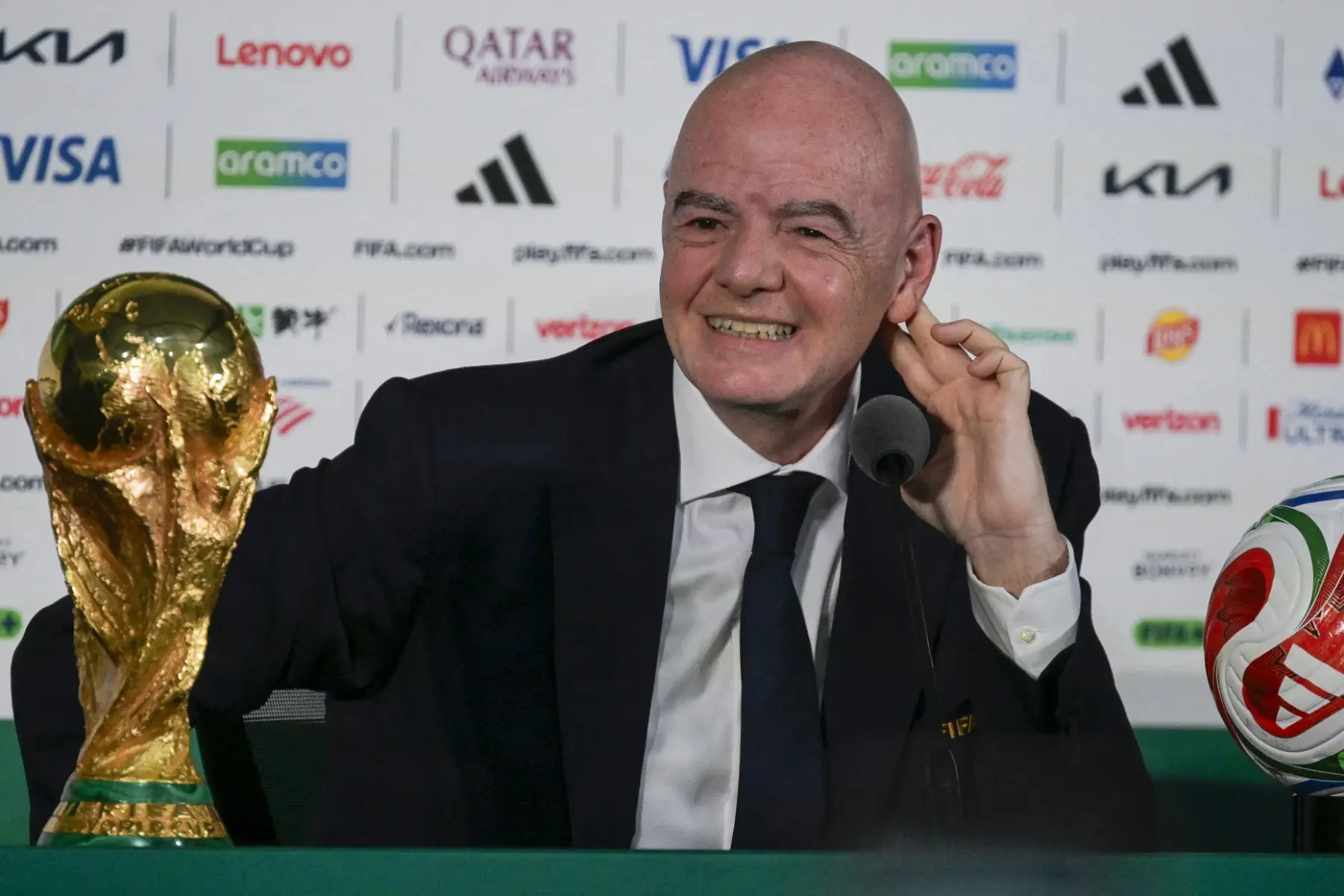 Why FIFA President Gianni Infantino appears so often during World Cup broadcasts