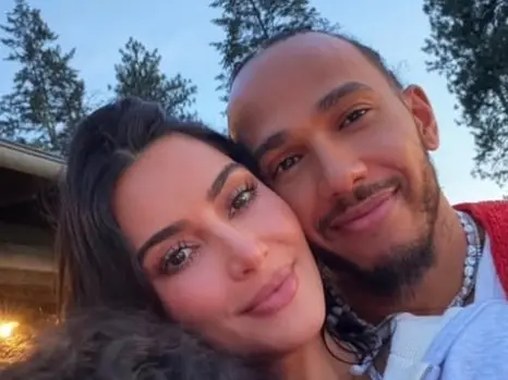 Kim Kardashian's summer Instagram dump includes sweet selfie with Lewis Hamilton Kim Kardashian's summer Instagram dump includes sweet selfie with Lewis Hamilton