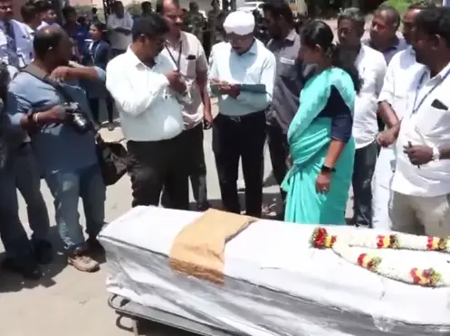 Mortal remains of 6 Tamil Nadu victims of Vietnam boat tragedy arrive in Coimbatore Mortal remains of 6 Tamil Nadu victims of Vietnam boat tragedy arrive in Coimbatore