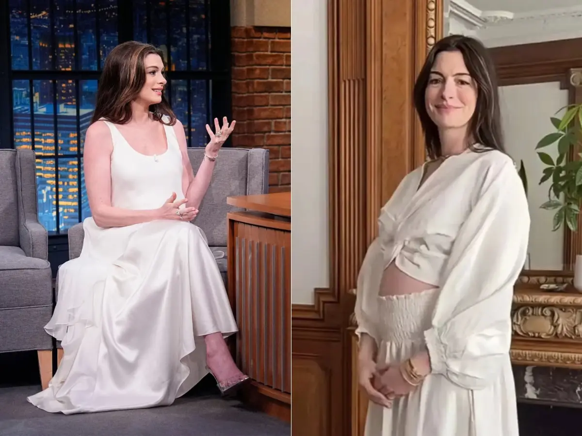 Anne Hathaway was 'shocked' to learn about her third pregnancy, says baby no 3 is a 'buzzer-beater'