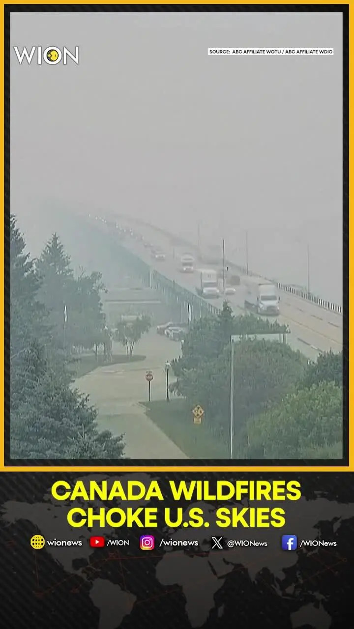 Canada wildfires: massive smoke reaches Michigan & Minnesota | Air quality alerts issued across the U.S.