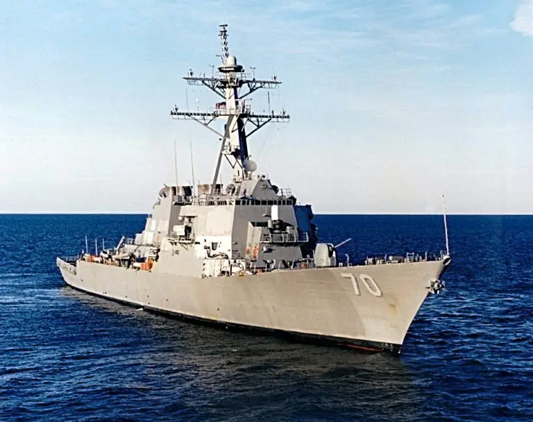 Why has China made an exact replica of US warship in the middle of Taklamakan desert?