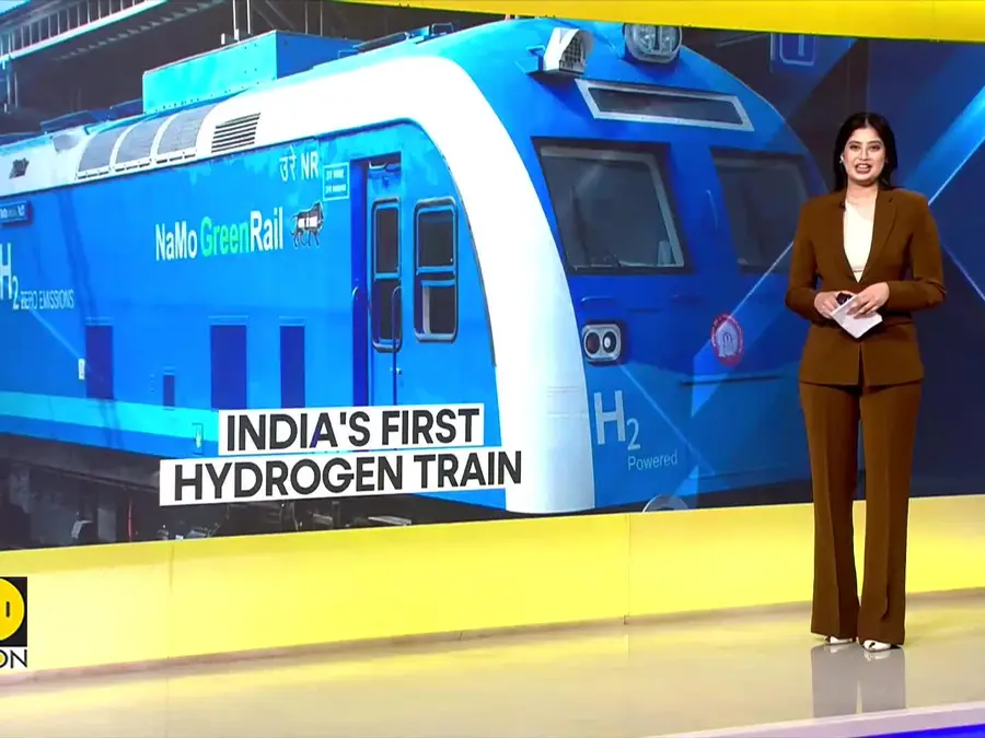 India launches first hydrogen-powered train | PM Modi flags off green rail revolution 