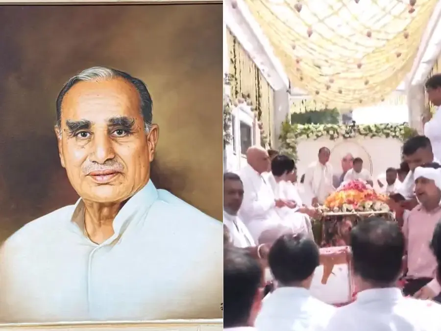 Prominent political and business leaders join family to pay respects as Nand Kishore Goenka's last rites held in Hisar