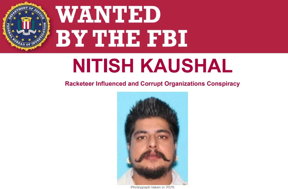 Who is Nitish Kaushal? FBI nabs alleged Bhagwanpuria gang operative after placing him on Most Wanted list