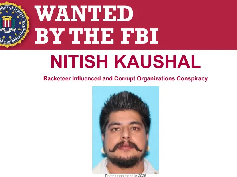 Who is Nitish Kaushal? FBI nabs alleged Bhagwanpuria gang operative after placing him on Most Wanted list Who is Nitish Kaushal? FBI nabs alleged Bhagwanpuria gang operative after placing him on Most Wanted list