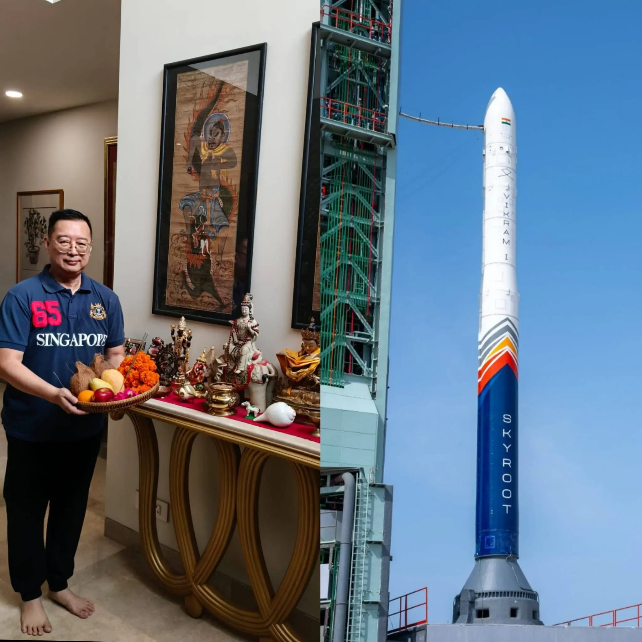 With all eyes on Vikram-1, Singapore's wealth fund and investment body fuels India's private space era