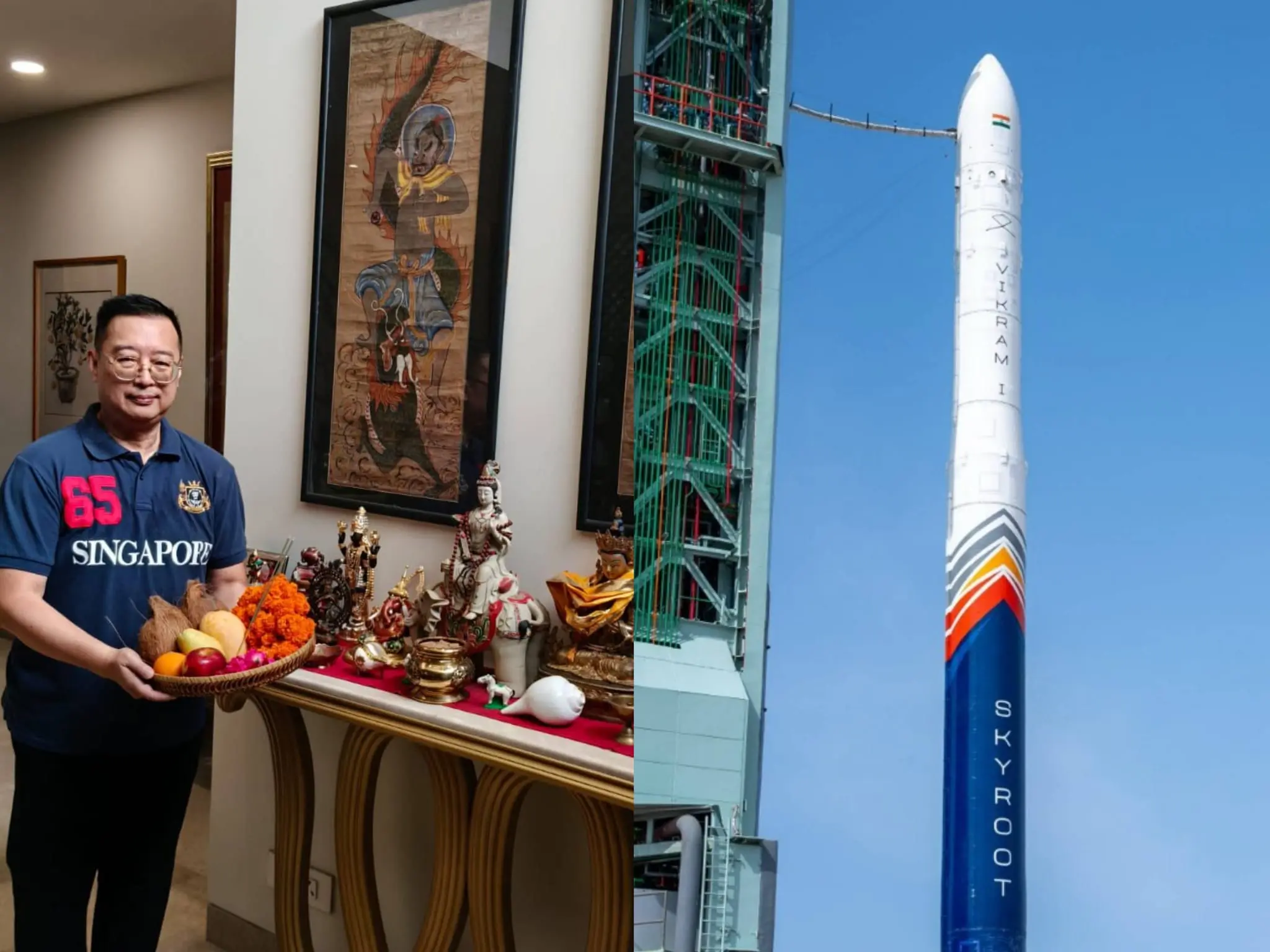 Singapore wealth funds and investment groups accelerate India's private space age as Vikram 1 gains attention