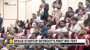 Historic moment! India's first private rocket Vikram-1 takes off into space | Skyroot launch