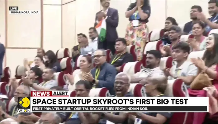 Historic moment! India's first private rocket Vikram-1 takes off into space | Skyroot launch