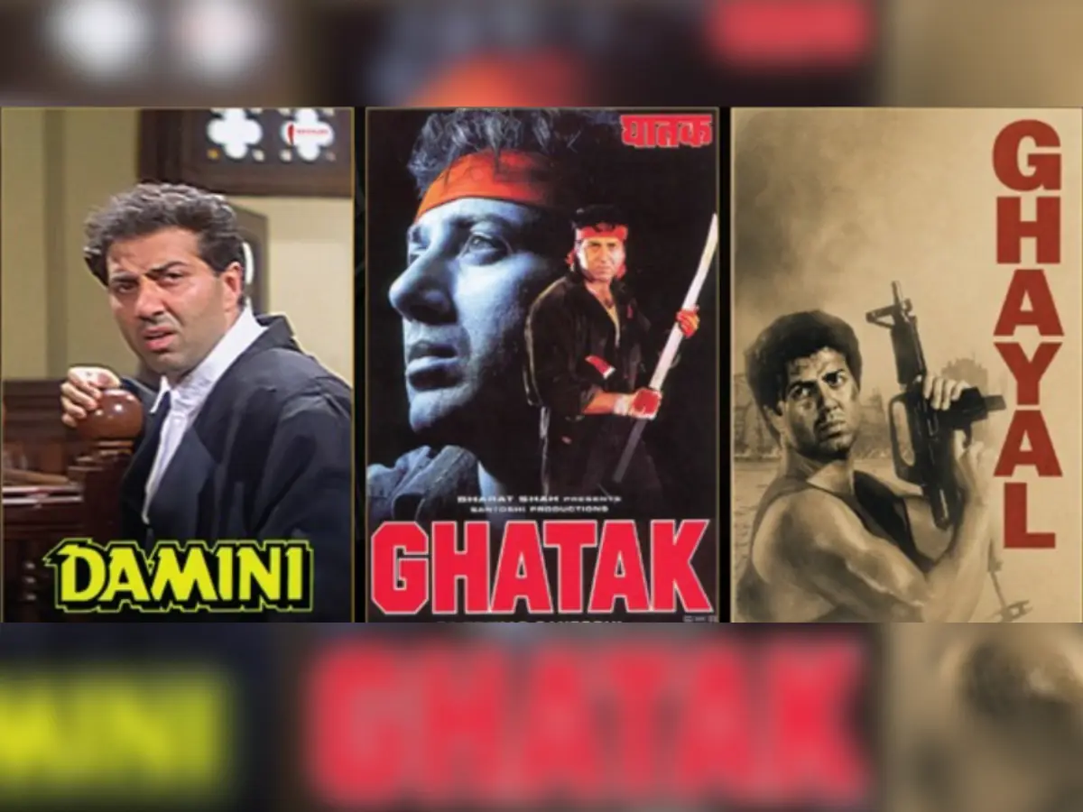 Sunny Deol and Rajkumar Santoshi’s Damini, Ghatak and Ghayal to re-release: Check dates