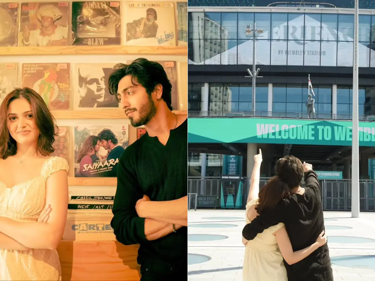 Saiyaara turns 1: Ahaan Panday and Aneet Padda revisit Wembley Stadium to celebrate milestone