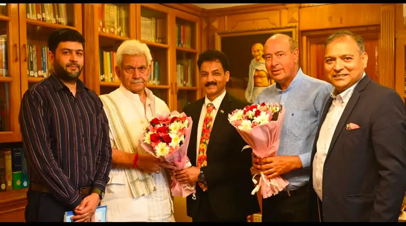 PHDCCI delegation meets J&K Lieutenant Governor to discuss International Film Festival, creative economy and investment