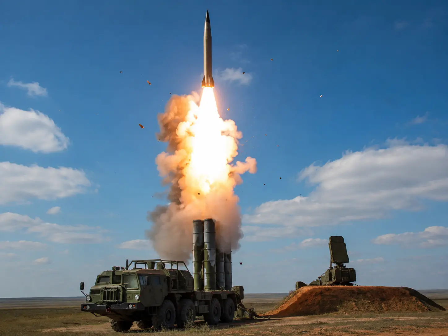 How loud is an S-400 launch from one kilometre away?