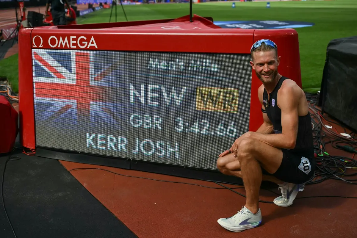 Britain's Josh Kerr smashes 27-year-old mile world record at London Diamond League