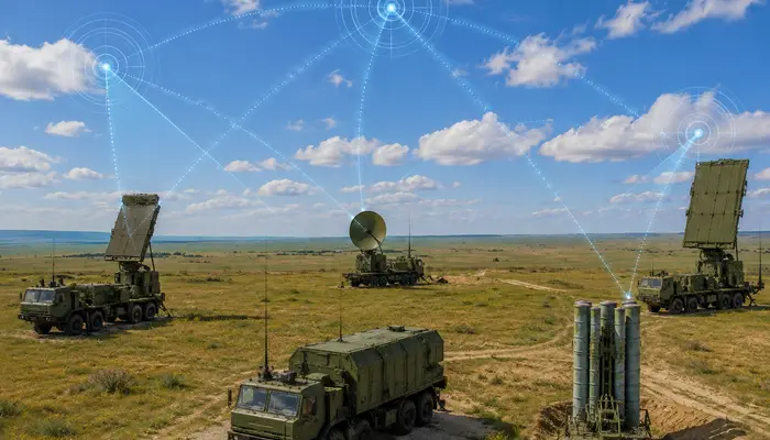 How the S-400 uses multiple radar trucks to scan the sky at once