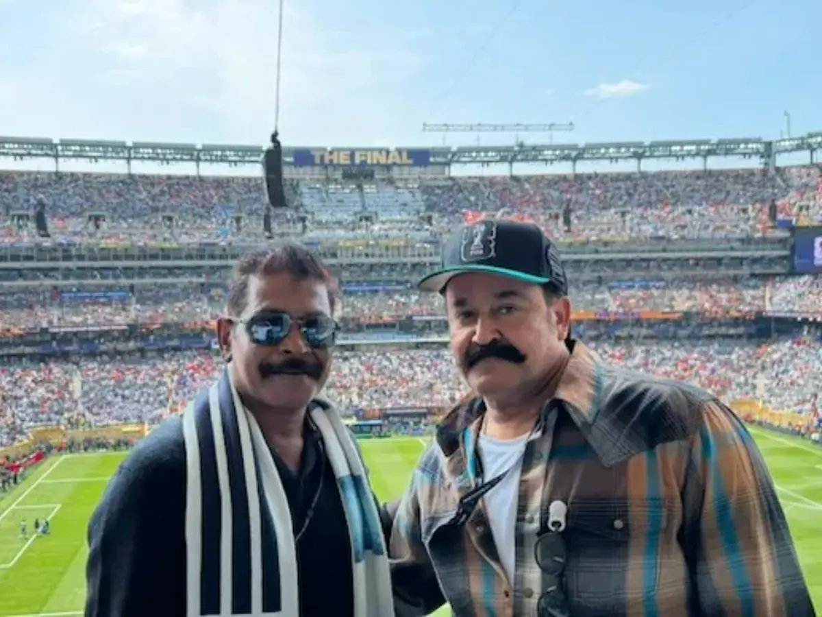 FIFA 2026: Mohanlal soaks in World Cup final match, shares glimpse from New York stadium FIFA 2026: Mohanlal soaks in World Cup final match, shares glimpse from New York stadium