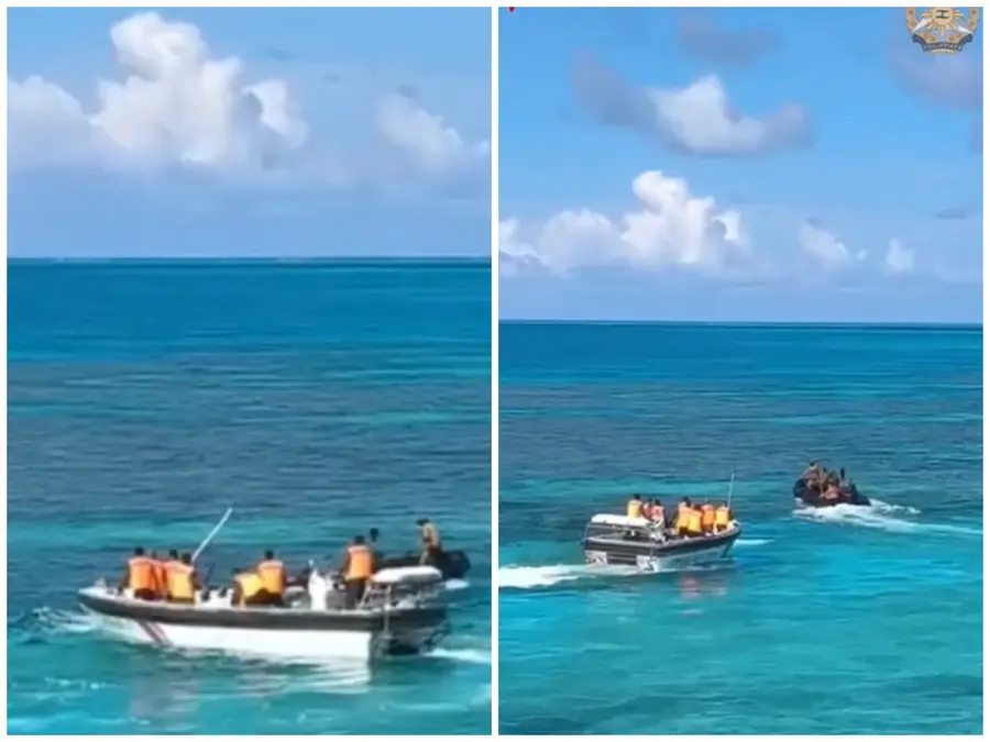 WATCH: Chinese Coast Guard hits Philippine Navy personnel in the head; confrontation in South China Sea caught on video
