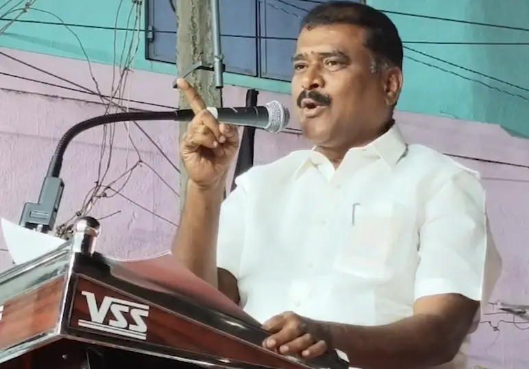 DMK MLA arrested for "will break your bones" remark against CM Vijay