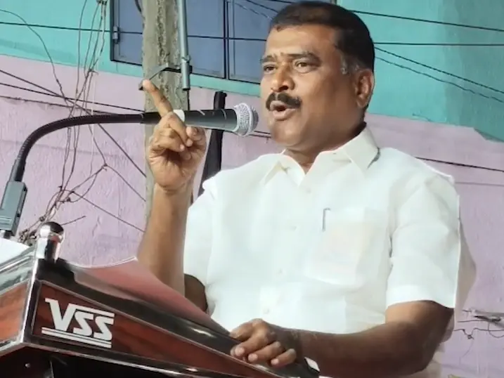DMK MLA arrested for "will break your bones" remark against CM Vijay DMK MLA arrested for "will break your bones" remark against CM Vijay