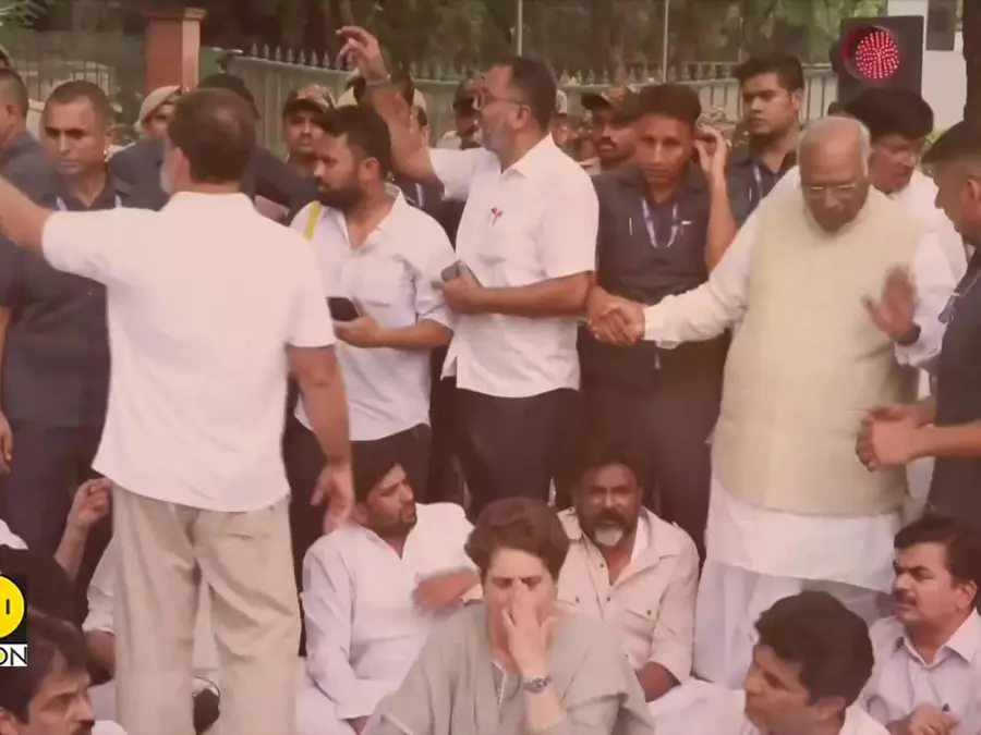 Rahul Gandhi detained for dharna outside PM's residence, Wangchuk's fast enters day 24