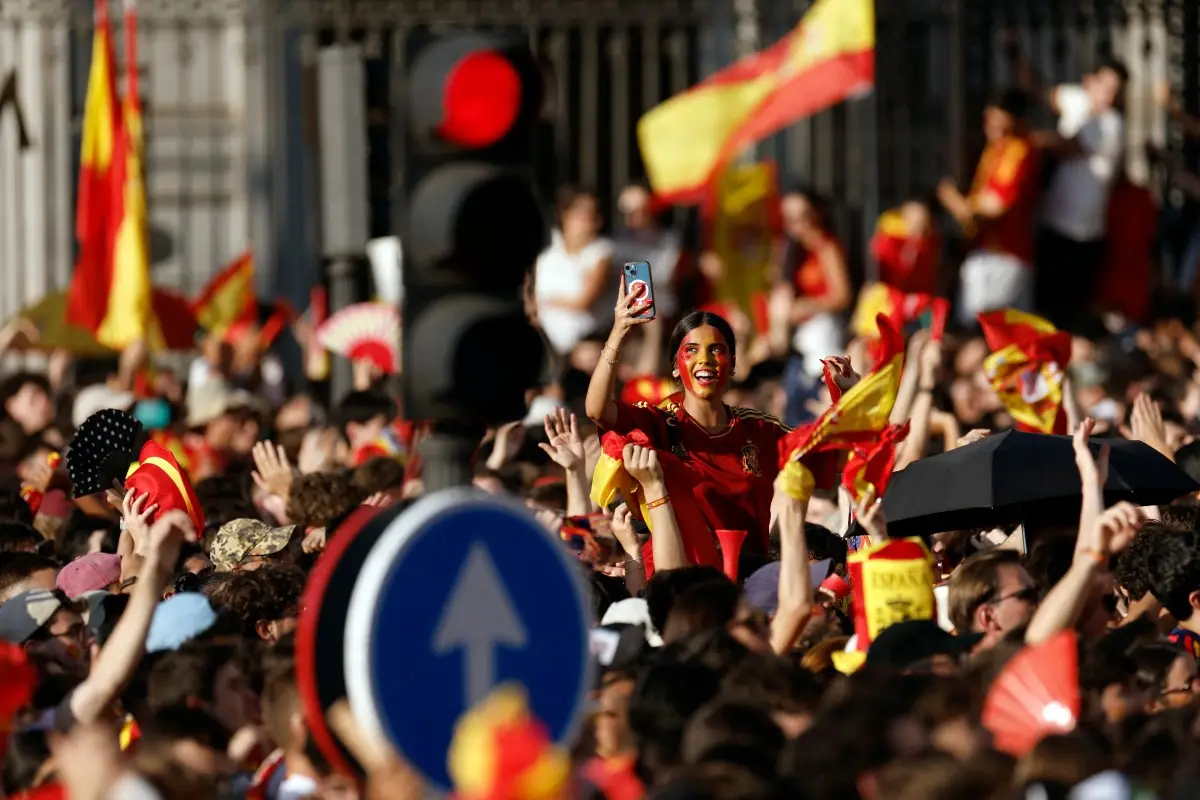 Cibeles Square Becomes the Heart of Spain's World Cup Celebrations