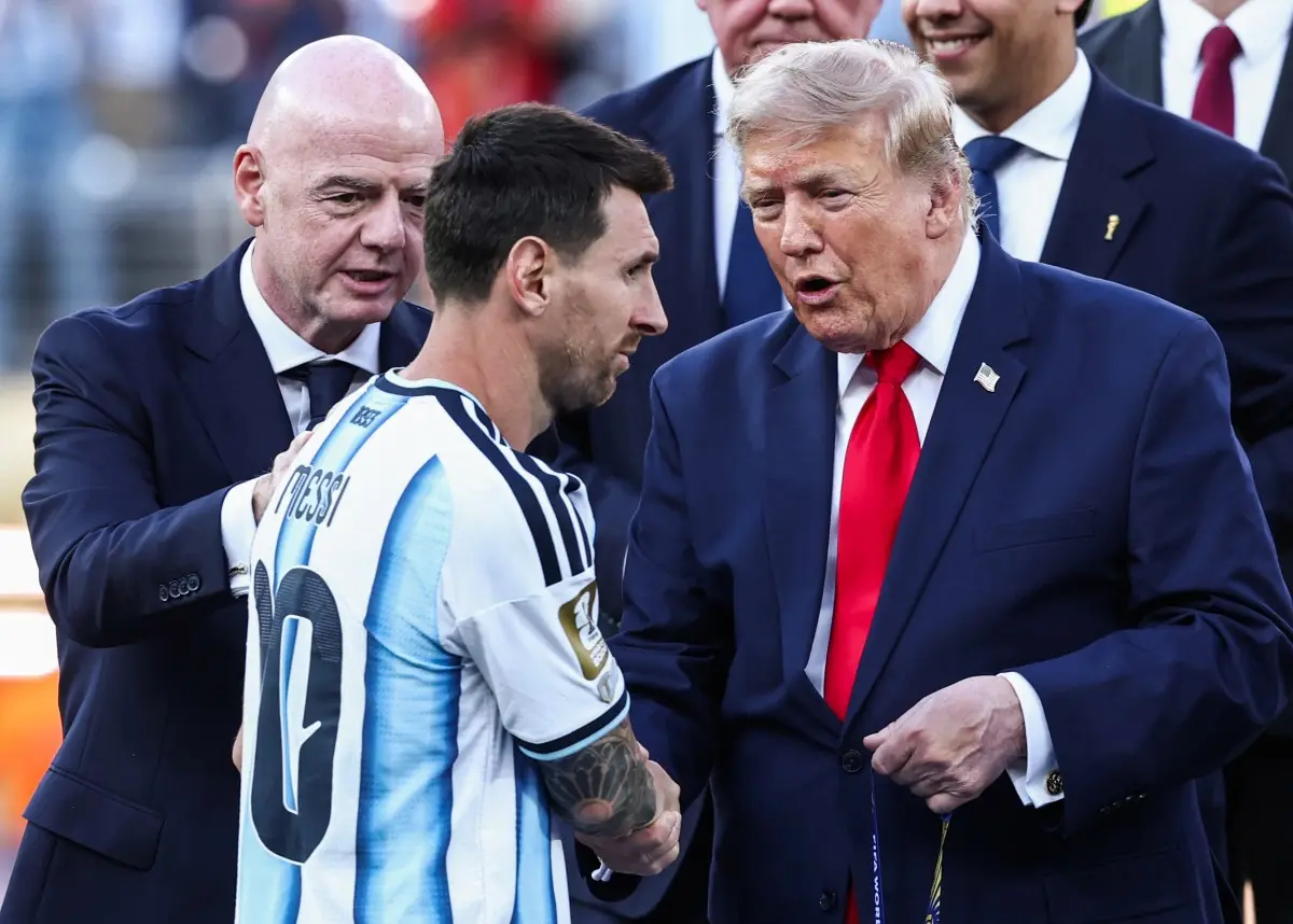Lip reader reveals what Donald Trump told every Spain and Argentina player after FIFA World Cup final during medal ceremony