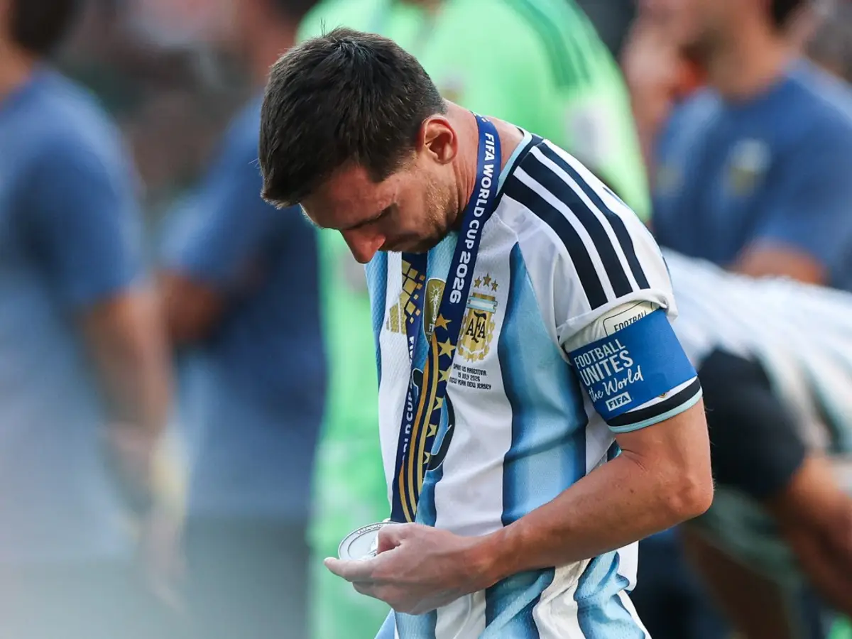 Messi reacts to Argentina's FIFA 2026 final loss