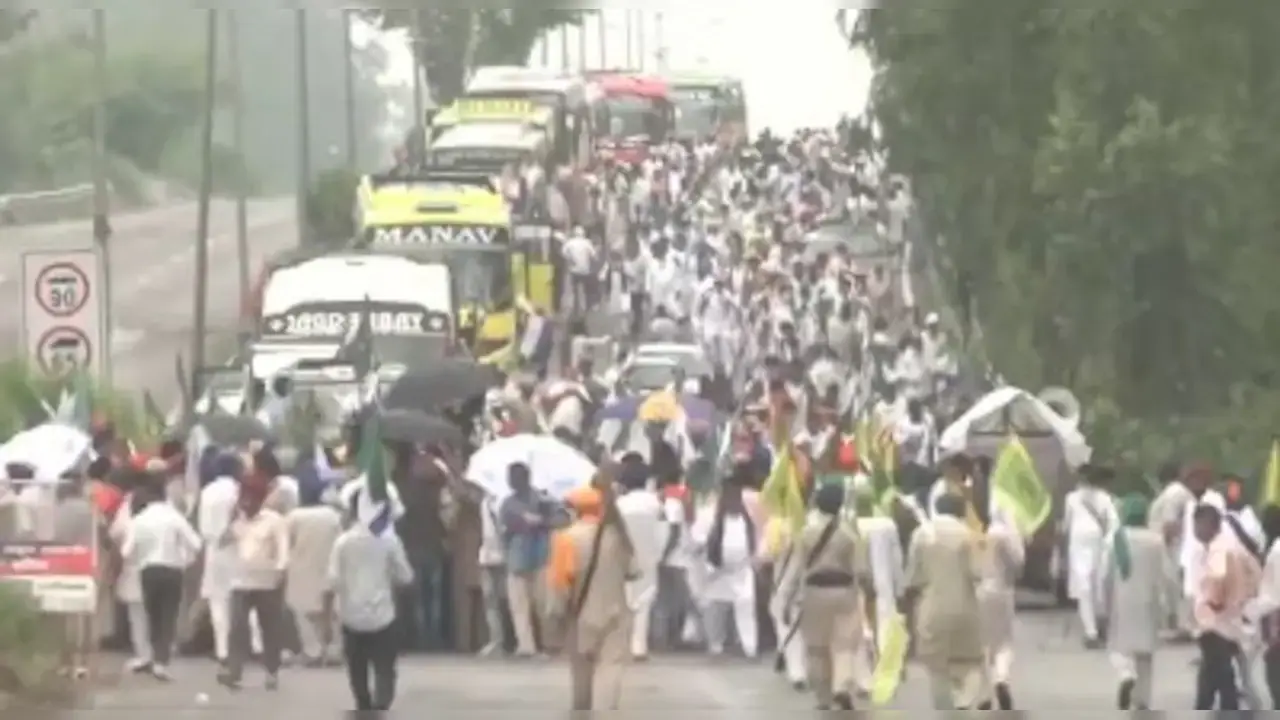 Farmers march to Delhi for Mahapanchayat, stopped at Shambhu border: Why are they protesting?