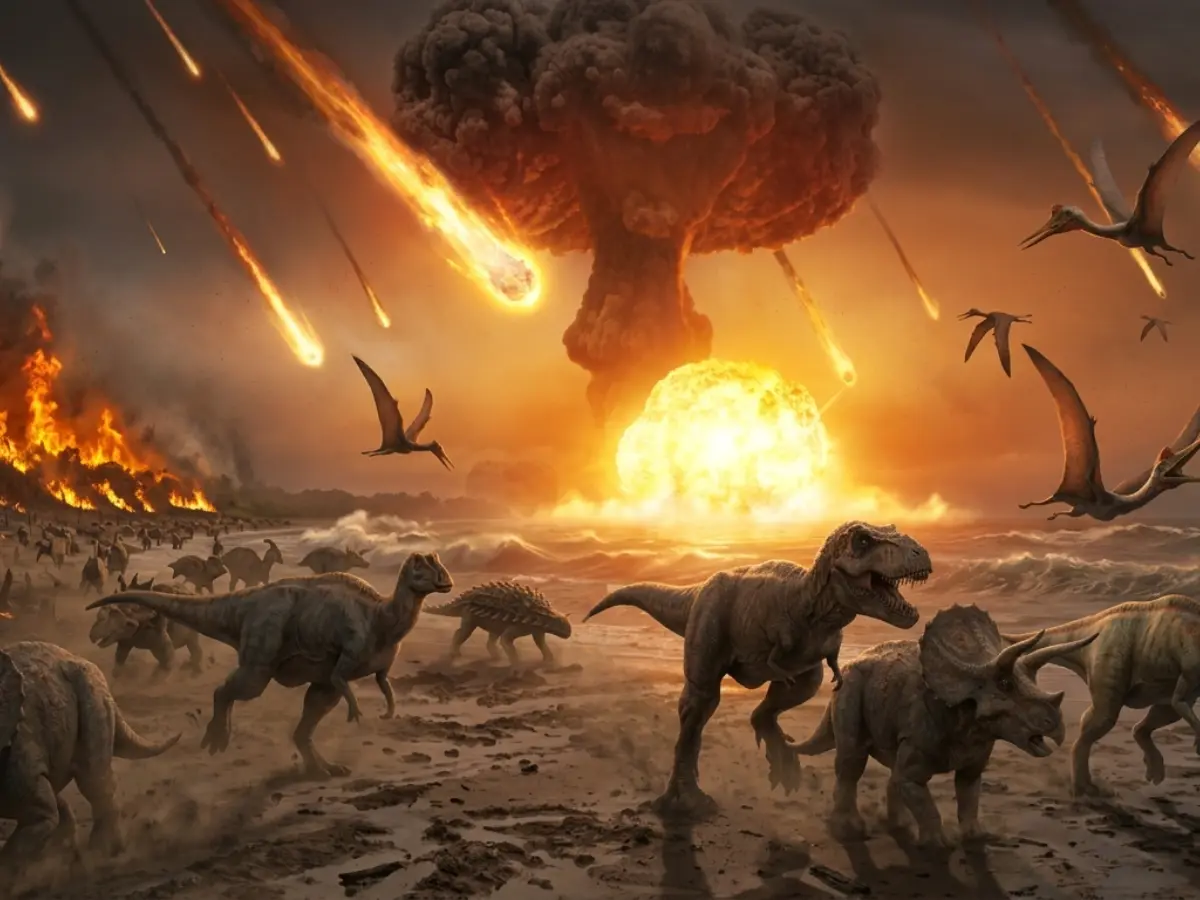 Latest findings on meteorite that killed dinosaurs proves just how unlucky they were Latest findings on meteorite that killed dinosaurs proves just how unlucky they were