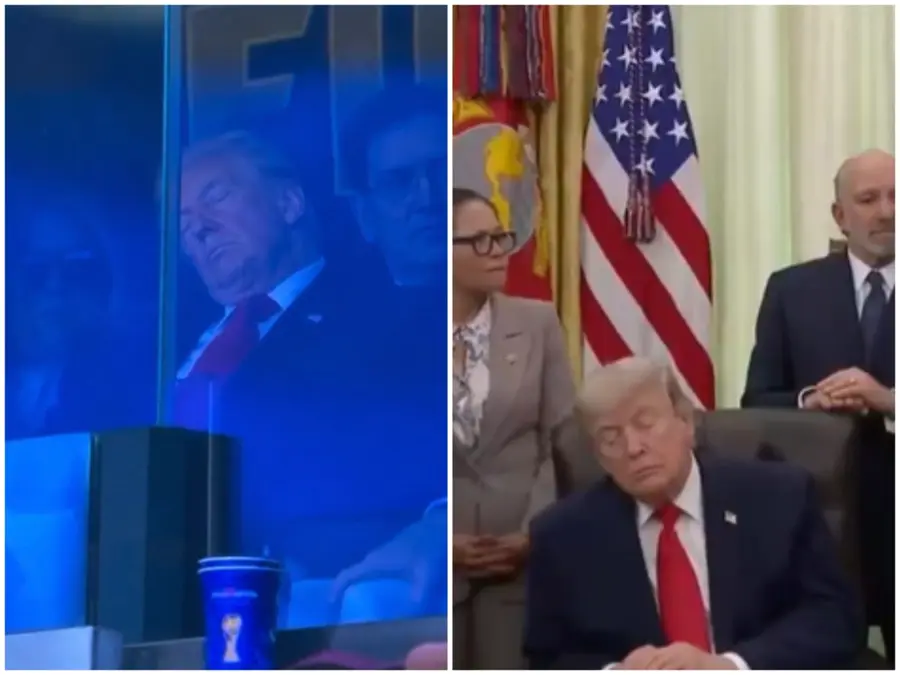 Sleepy Don? 23 times Donald Trump appeared to fall asleep during his second term: WATCH