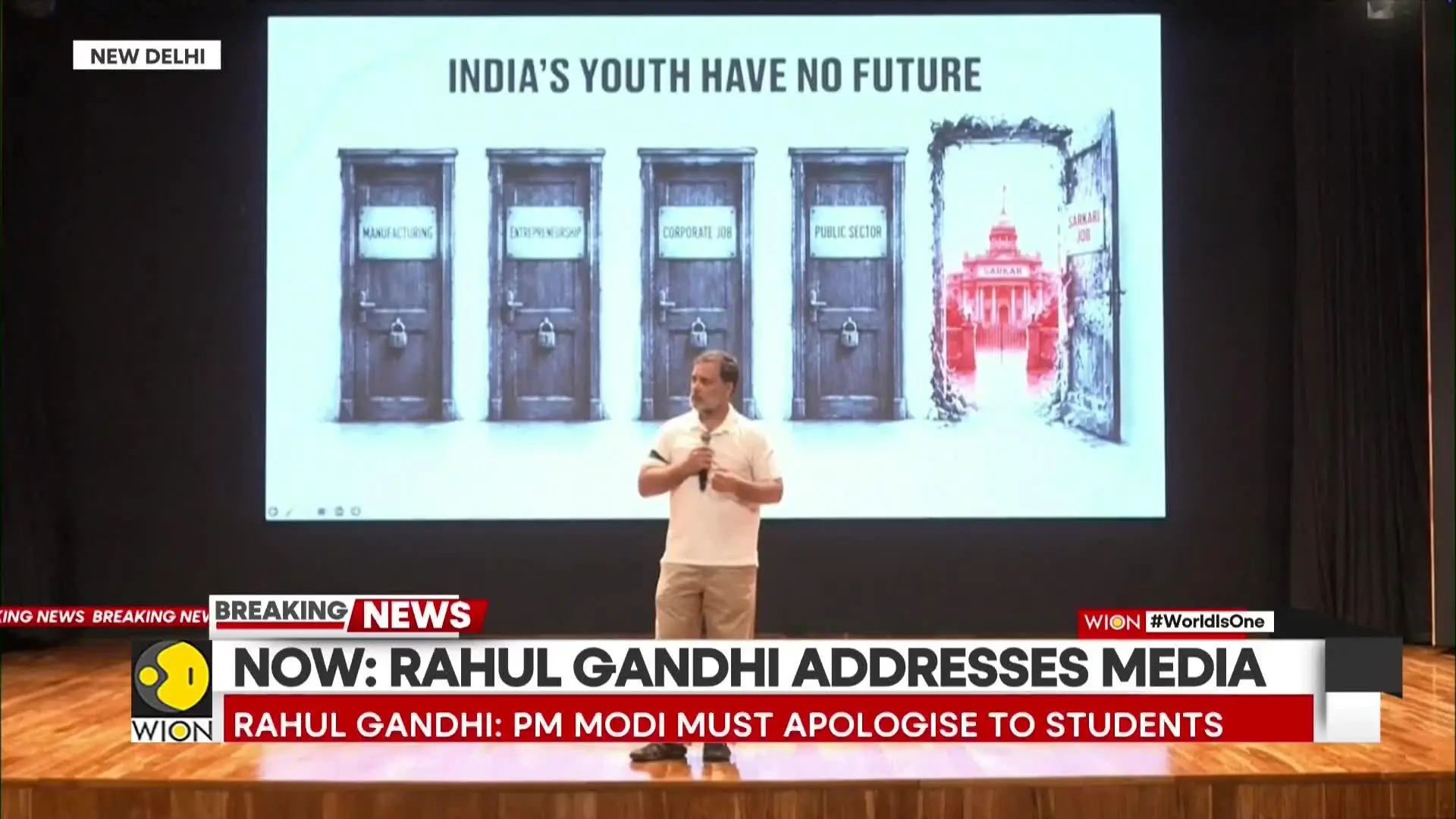 Rahul Gandhi: PM Modi must apologise to students
