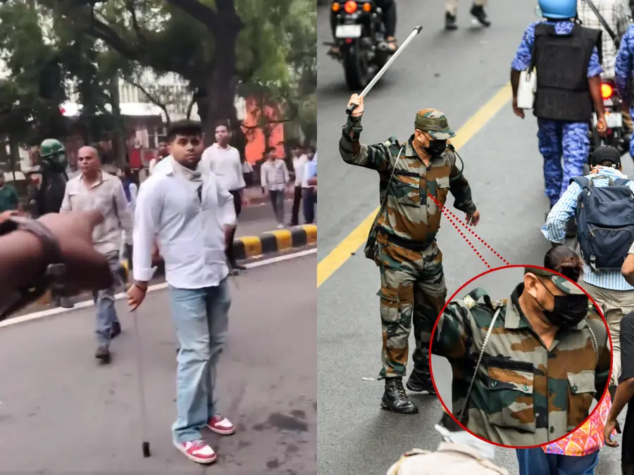 Plainclothes police, missing nametags: Delhi Police orders officers to be in uniform after viral lathi charge videos spark outrage