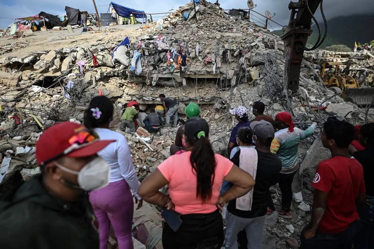 Venezuela earthquake death toll rises to 5,398 as search efforts continue