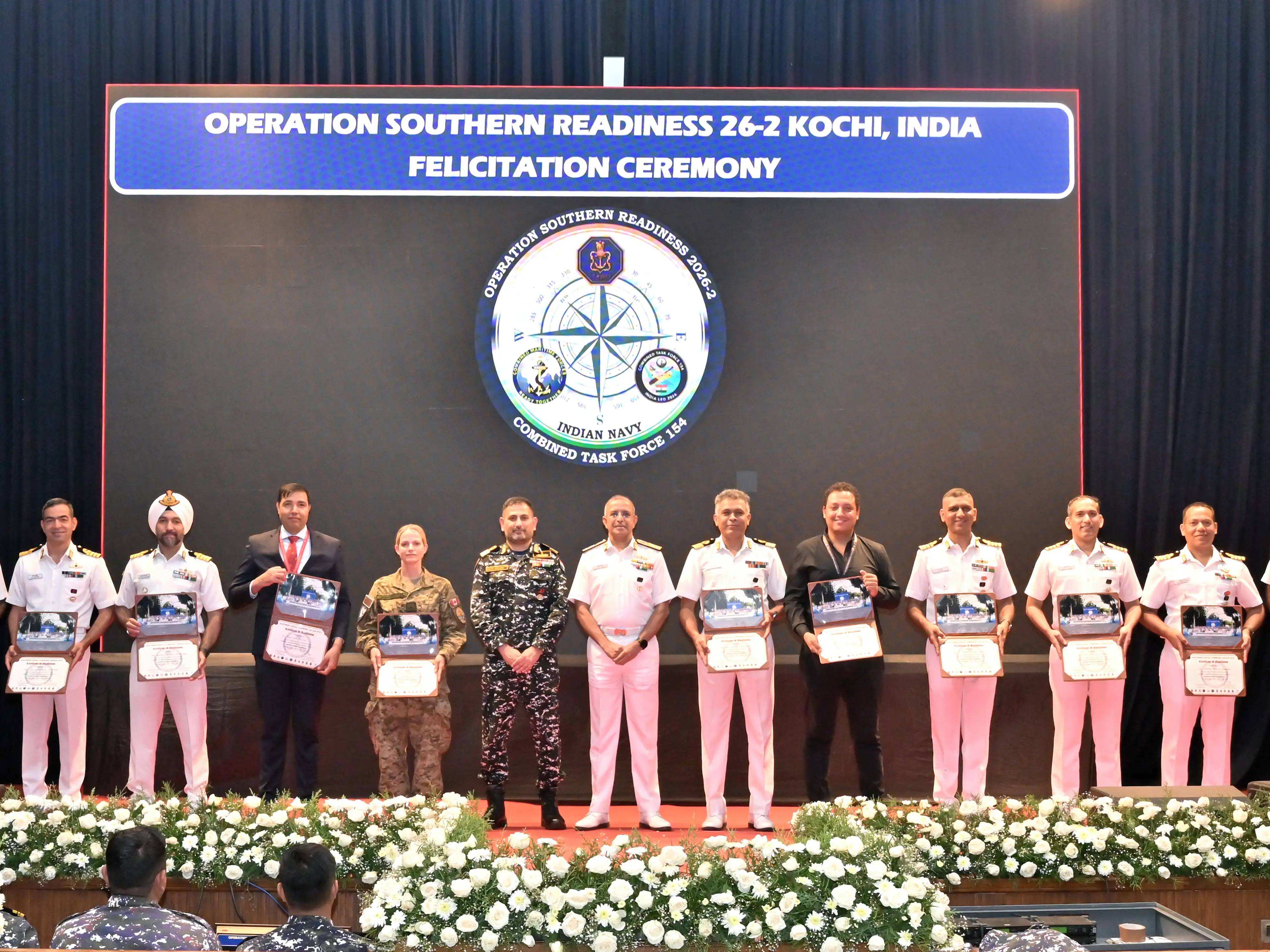 Indian Navy hosts 27 nations in major Kochi maritime security exercise Indian Navy hosts 27 nations in major Kochi maritime security exercise