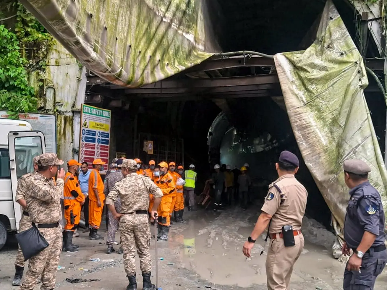 At least nine dead, several trapped as methane explosion triggers landslide inside tunnel in Sikkim At least nine dead, several trapped as methane explosion triggers landslide inside tunnel in Sikkim